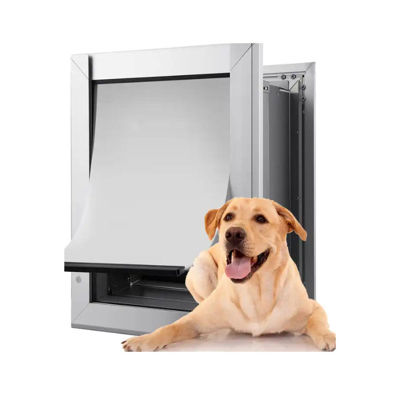 ISO9001 PET Porta sicura in alluminio PET Chiusura a quattro vie Chiusura magnetica Chiusura per cani