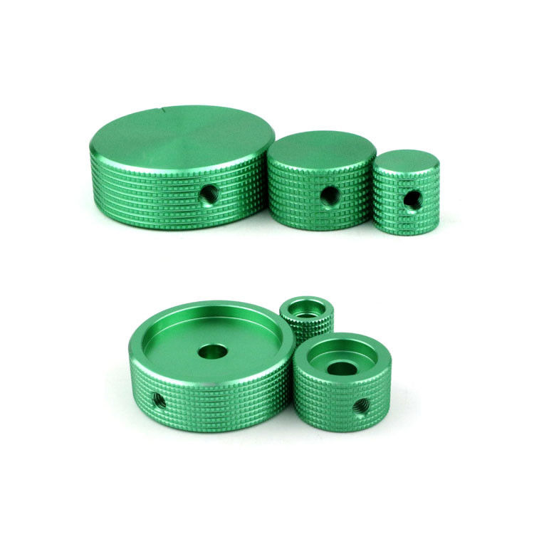 Buttone per il volume in acciaio inossidabile in ottone in alluminio Buttone potenziometrico per parti elettroniche