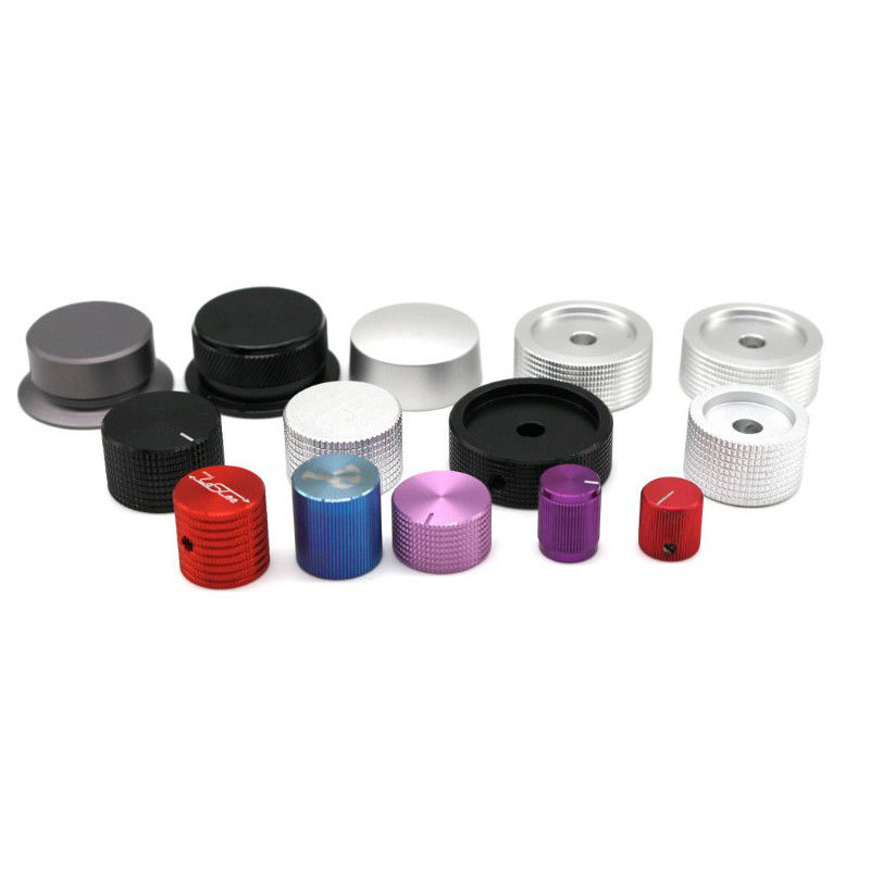 Buttone per il volume in acciaio inossidabile in ottone in alluminio Buttone potenziometrico per parti elettroniche
