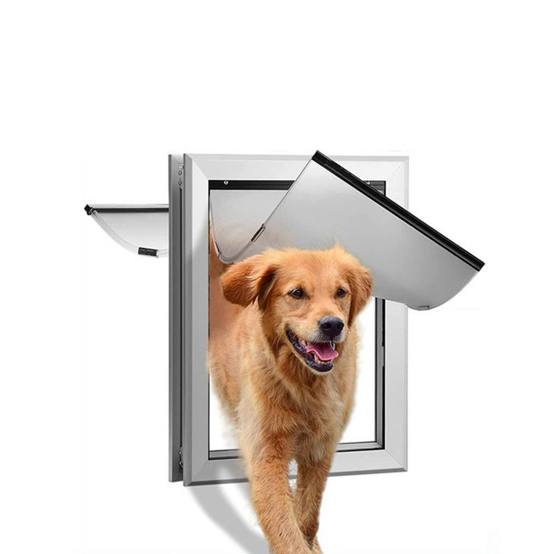 ISO9001 PET Porta sicura in alluminio PET Chiusura a quattro vie Chiusura magnetica Chiusura per cani