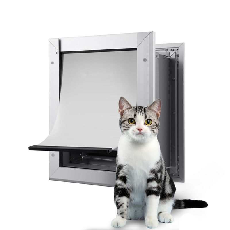 ISO9001 PET Porta sicura in alluminio PET Chiusura a quattro vie Chiusura magnetica Chiusura per cani