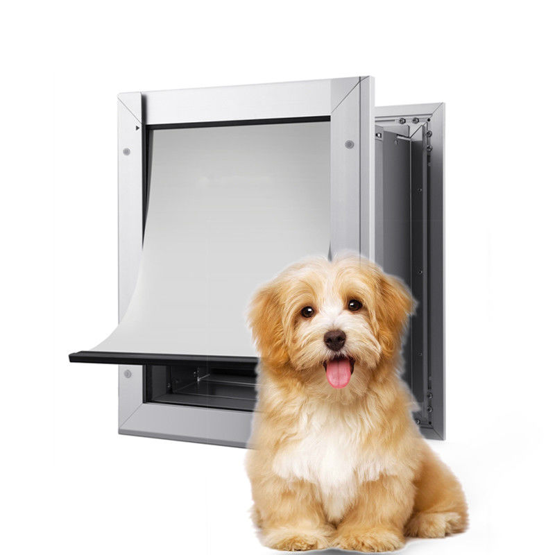 ISO9001 PET Porta sicura in alluminio PET Chiusura a quattro vie Chiusura magnetica Chiusura per cani